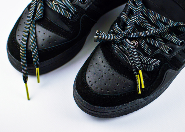 Кроссовки Bad Bunny x Adidas Forum Buckle Low "Core Black" (5507-1) |AC| от магазина vikingsmen.ru