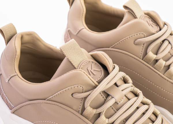 Кроссовки женские Michael Kors (А-119) (Кофейный с логотипом) от магазина vikingsmen.ru