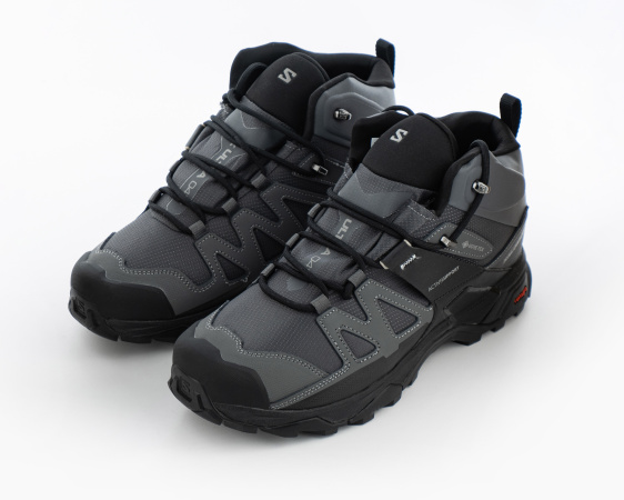 Ботинки Salomon X Ultra 4 Mid GTX "Black/mgnt/prlbl" с мехом (410-3) от магазина vikingsmen.ru