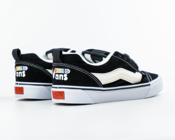 Кеды Vans Knu Skool "Black White" (М111-1) от магазина vikingsmen.ru