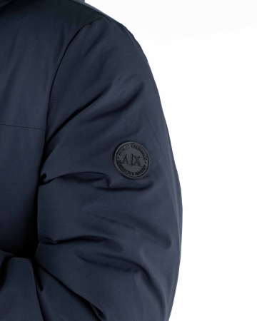 Куртка зимняя удлиненная Armani Exchange (77-137) (L, Темно-синий)
