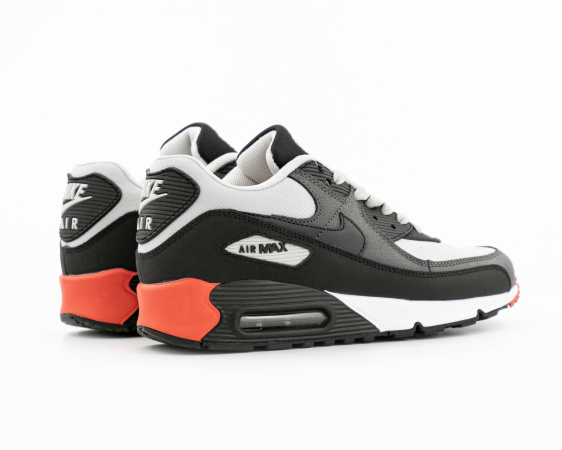 Кроссовки Nike Air Max 90 "Grey/Black/White" (М806-33) от магазина vikingsmen.ru