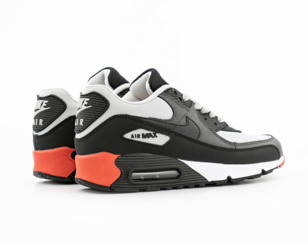 Кроссовки Nike Air Max 90 "Grey/Black/White" (М806-33) от магазина vikingsmen.ru