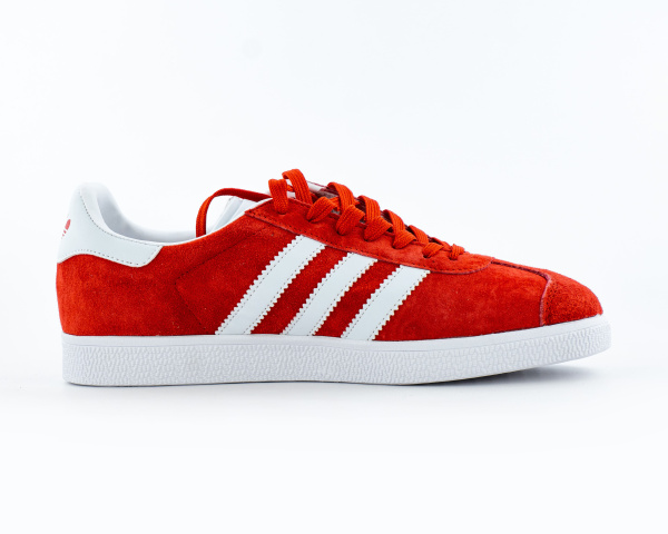 Кроссовки Adidas Gazelle "Collegiate Burgundy White" (045-6) от магазина vikingsmen.ru
