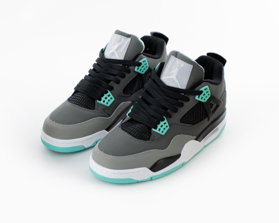 Кроссовки Nike Air Jordan 4 Retro "Green Glow" (M5003-32) |AA| от магазина vikingsmen.ru