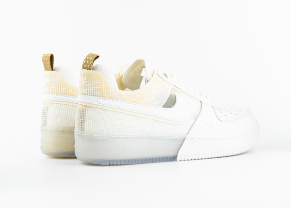 Кроссовки Nike Air Force 1 Low React "White/Light Grey/Beige" (M5901-6) |AC| от магазина vikingsmen.ru