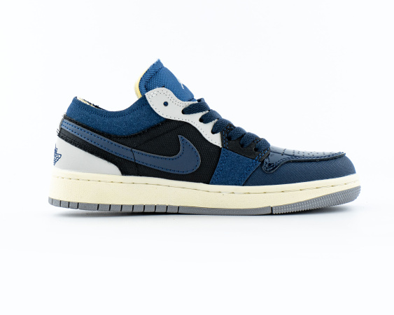 Кроссовки Jordan Air Jordan 1 Low SE Craft GS "Black/Blue" (004-1) от магазина vikingsmen.ru