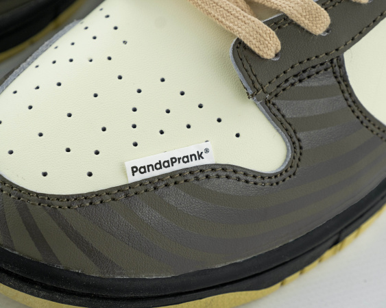 Кроссовки PandaPrank x  Nike Dunk low "Dk. Brown/Creamy" (996-7) от магазина vikingsmen.ru