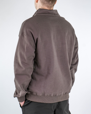 Свитшот трех нитка Stone Island (2306) (XXL, Коричневый)