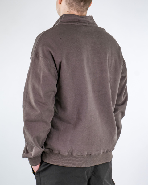 Свитшот трех нитка Stone Island (2306) (XXL, Коричневый)