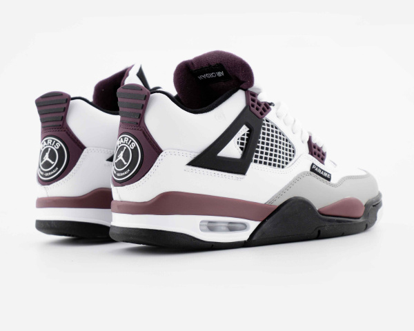 Кроссовки Paris Saint-Germain x Air Jordan 4 Retro Bordeaux с мехом (5003-15) [СС] от магазина vikingsmen.ru