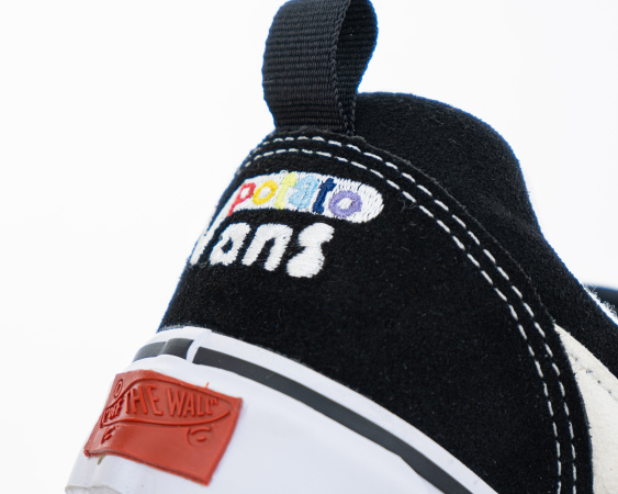 Кеды Vans Knu Skool Potato "Black White" (113-1) [СС] от магазина vikingsmen.ru