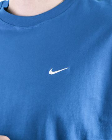 Футболка Nike с логотипом (21039164) (L, Синий)