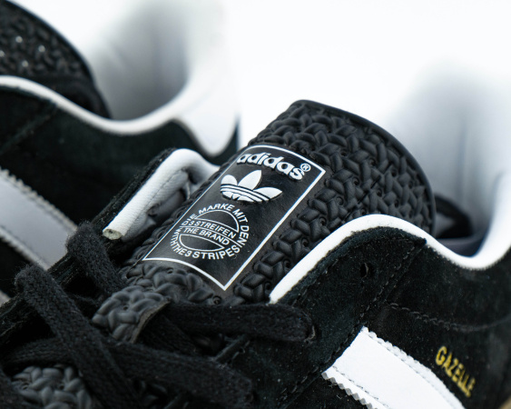 Кроссовки Adidas Gazelle INDOOR "Black/White" (АК-4) от магазина vikingsmen.ru