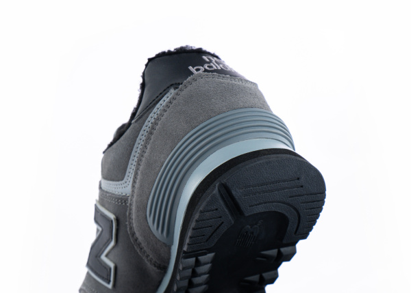 Кроссовки New Balance 574 "Grey/Black" с мехом (900-19) |CC| от магазина vikingsmen.ru