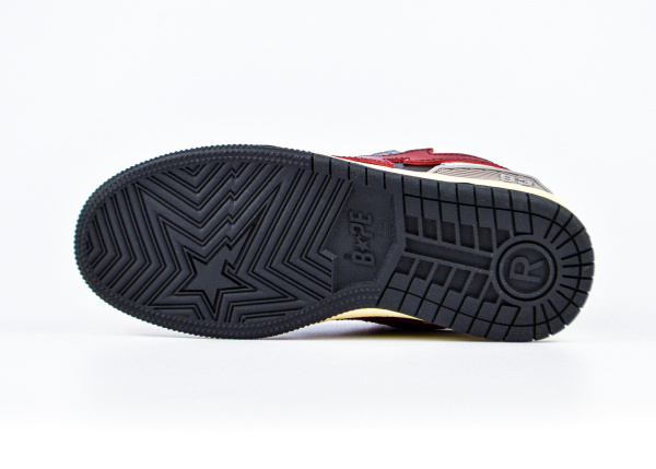 Кроссовки BAPE Sk8 Sta #4 "Red" (5800-3) |CC| от магазина vikingsmen.ru