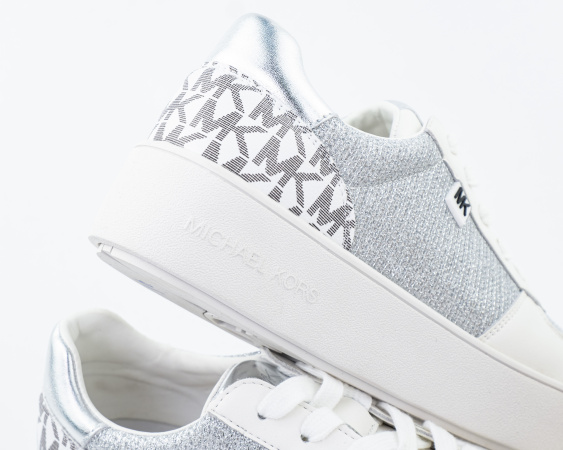 Кроссовки женские Michael Kors "White/Gray" (F-16) от магазина vikingsmen.ru