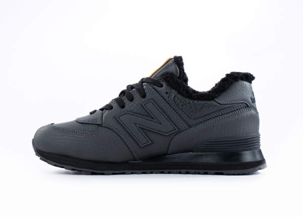 Кроссовки New Balance 574 "DK.Grey" с мехом (095-4) |CC| от магазина vikingsmen.ru