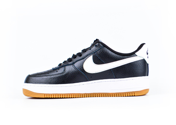 Кроссовки Nike Air Force 1 '07 "Black/White-Wolf Grey-Gum Med Brow" (5001-5) |AA1| от магазина vikingsmen.ru