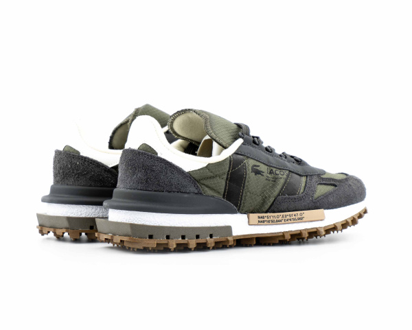 Кроссовки Lacoste Elite Active 223 2 SMA "Grey/Green" Termo (4995-4) от магазина vikingsmen.ru