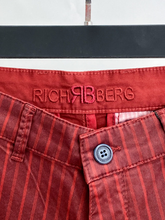 Шорты мужские в полоску (891082) (S, Бордовый)