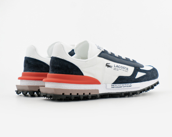 Кроссовки Lacoste Elite Active "White/Black/Red" (М995-2) от магазина vikingsmen.ru