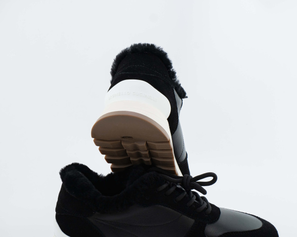 Кроссовки зимние женские "Black/White" (V38-1) от магазина vikingsmen.ru