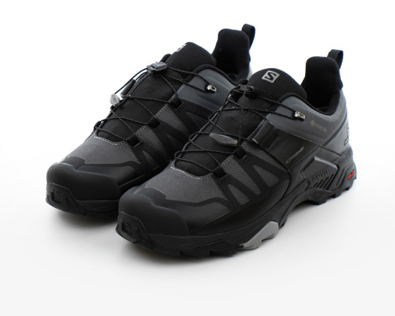 Кроссовки Salomon X Ultra 4 Wide GORE-TEX "Magnet Black" (4080-2) от магазина vikingsmen.ru