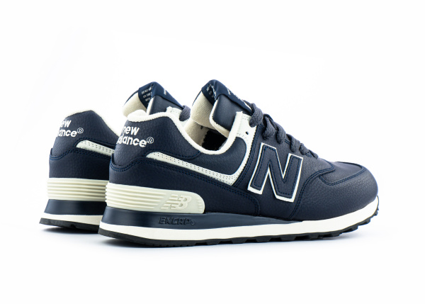 Кроссовки New Balance 574 "DK.Blue/White" (845-3) |AA| от магазина vikingsmen.ru