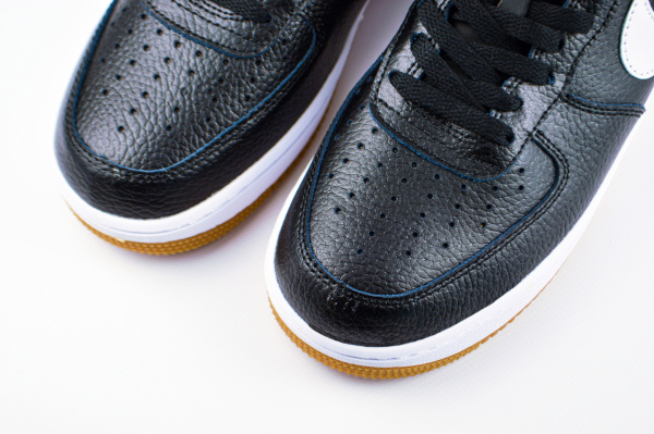 Кроссовки Nike Air Force 1 '07 "Black/White-Wolf Grey-Gum Med Brow" (5001-5) |AA1| от магазина vikingsmen.ru