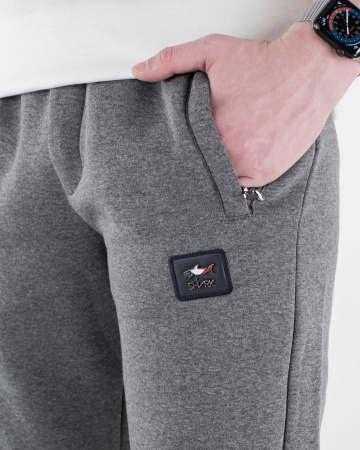 Брюки спортивные Paul Shark на флисе (21506) (XXL, Серый)