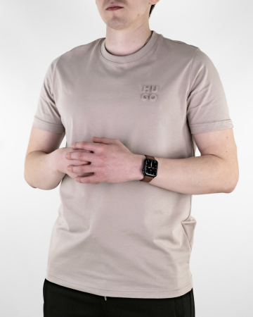 Костюм футболка + шорты Hugo (7002269/7045007) (XXXL, Бежевый/Черный)