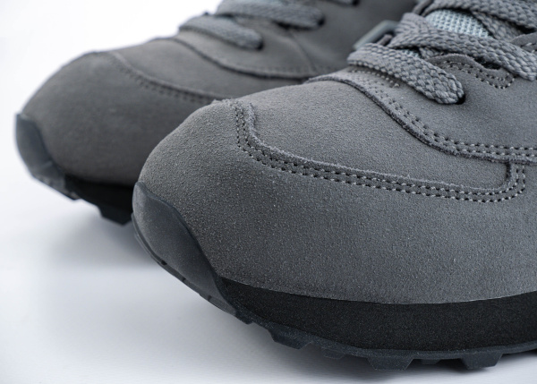 Кроссовки New Balance 574 "Grey/Black" с мехом (900-19) |CC| от магазина vikingsmen.ru