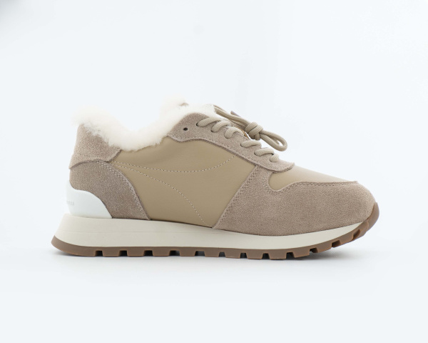 Кроссовки зимние с мехом "Beige/White" (V38-4) от магазина vikingsmen.ru