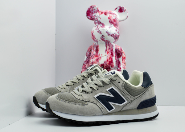 Кроссовки New Balance 574 "Grey/DK.Blue" (510-40) |AC| от магазина vikingsmen.ru