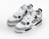 Кроссовки Nike Air Jordan 4 "Military Black" с мехом (M526-11)|CA| от магазина vikingsmen.ru