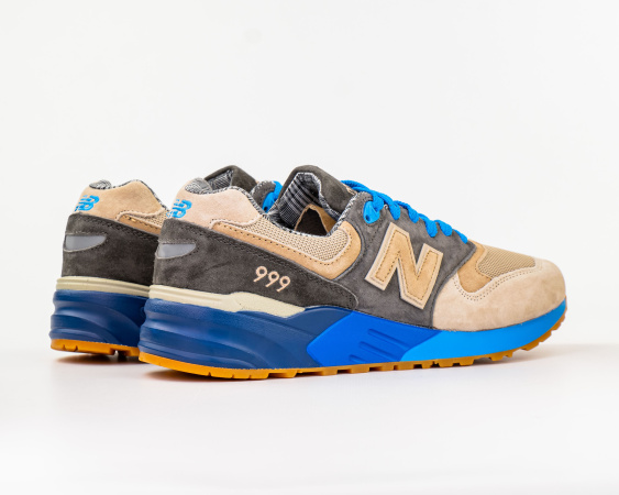 Кроссовки New Balance 999 "Beige/Gray/Blue" (116-15) от магазина vikingsmen.ru
