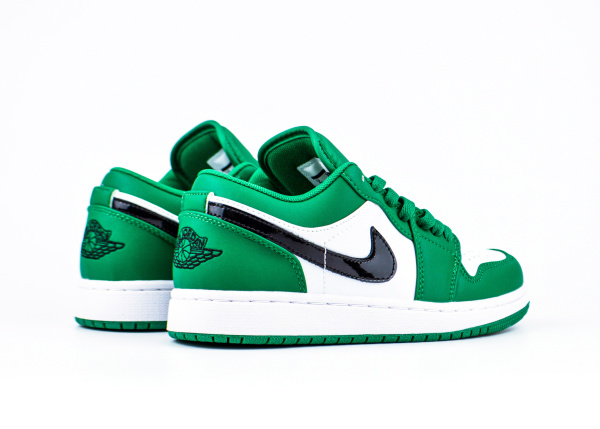 Кроссовки Nike Air Jordan 1 low "Pine Green" (5526-43) |AC| от магазина vikingsmen.ru