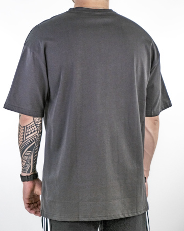 Футболка Adidas (9994D) (4XL, Темно-серый)