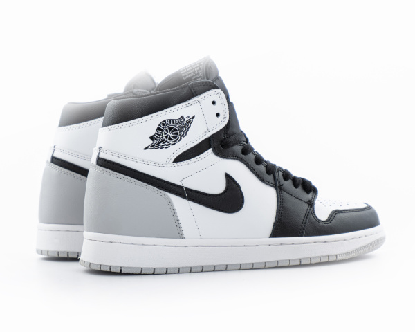Кроссовки Nike Air Jordan 1 High "White/Black/Grey" (М5025-55) от магазина vikingsmen.ru