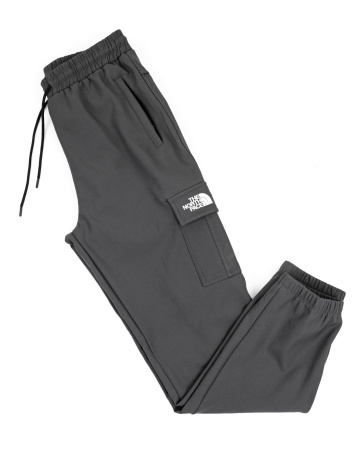 Брюки спортивные мужские The North Face на флисе (0078) (XXXL, Серый)