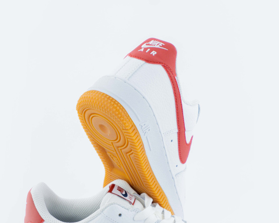 Кроссовки Nike Air Force 1 Low 07 "Team Red Gum" (W9512-8) от магазина vikingsmen.ru