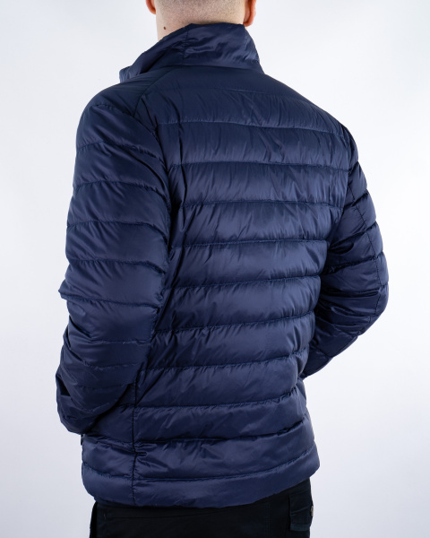 Куртка мужская пуховая классическая (21036704) (Синий, XL)