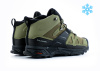 Ботинки Salomon X Ultra 4 Mid GTX "Green" с мехом (410-4) от магазина vikingsmen.ru