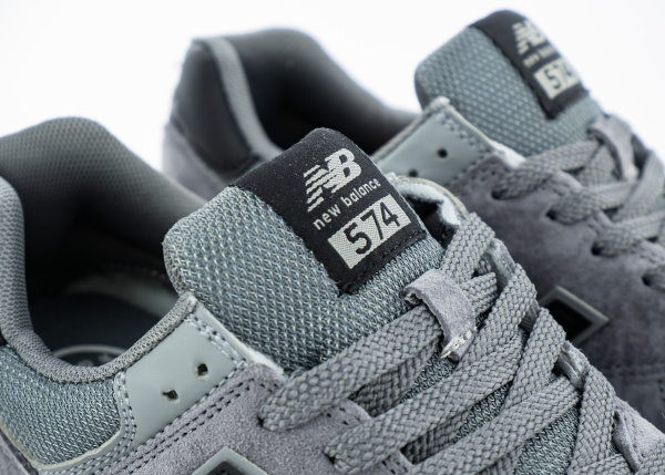 Кроссовки New Balance 574 "Grey/Black" (510-37) [СА] от магазина vikingsmen.ru