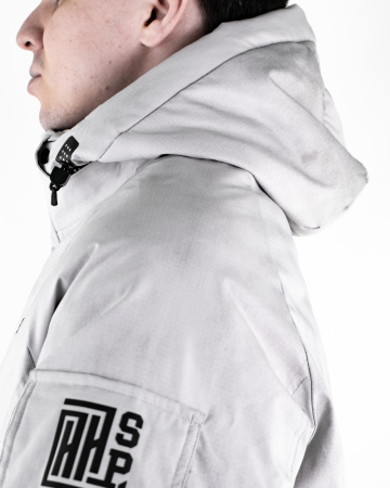 Куртка зимняя с капюшоном Nike (5315) (M, Белый)