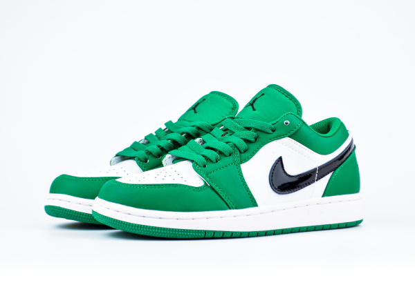 Кроссовки Nike Air Jordan 1 low "Pine Green" (5526-43) |AC| от магазина vikingsmen.ru