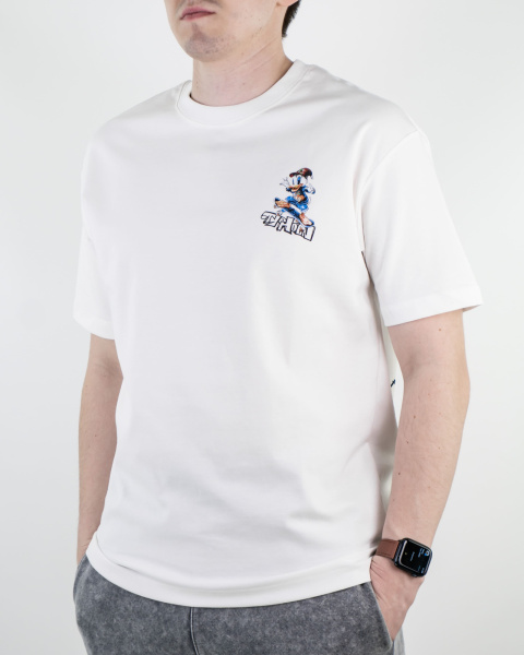 Анонс Изображения Футболка мужская LAHKIN'S "Утка на скейтборде" (5269)