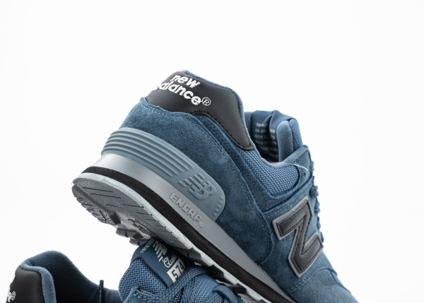 Кроссовки New Balance 574 "Blue/Black" (417-28) от магазина vikingsmen.ru