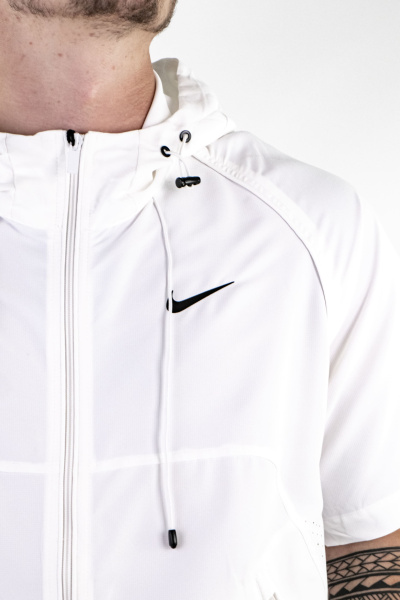 Костюм спортивный Nike (спортивная футболка+шорты) (78804)) (M, Белый/Черный)